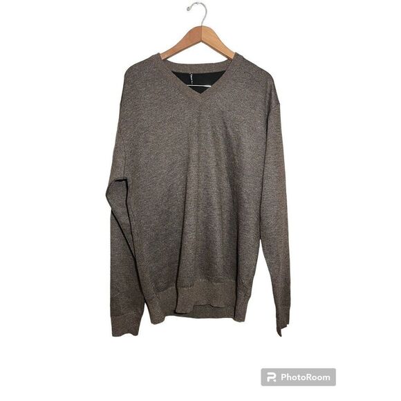 True Rock Men's Sweater Pullover V Neck‎ Long Sleeve Size 2XL Brown NEW NWT - Picture 1 of 7